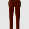 BOSS Slim Fit Anzughose Mit Kontrastbesatz – Hellbraun 5