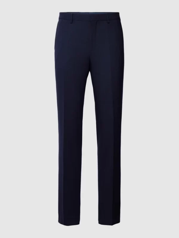 Großhandel ? BOSS Hose Mit Bügelfalten Modell ‘Leon’ – Marineblau ? 3